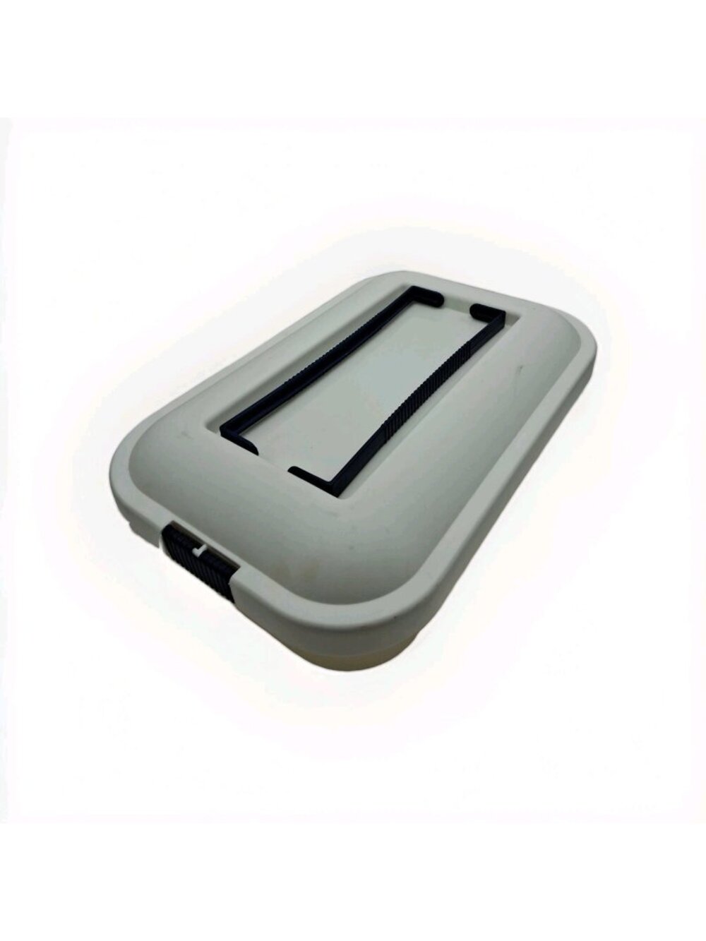 Iris Schwartz 16 x 10  Sheet Cake Cupcake Carrier 84-722 w/Locking Lid Navy Blue